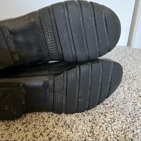 Hunter Boots Black Original Gloss Women’s Size 8 - Picture 13 of 15